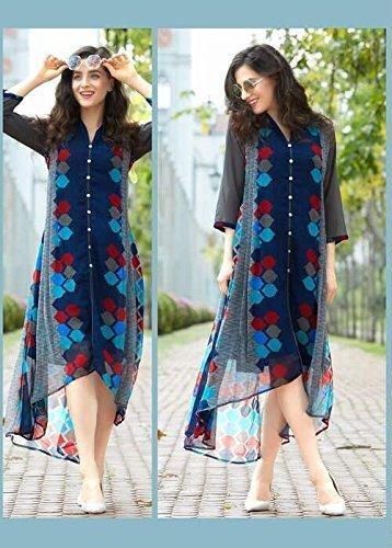fcity.in - Kurta With Pant Set For Women And Rayon Fabric Floral Printed For